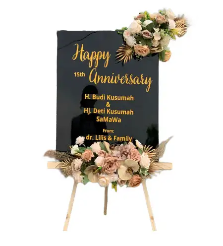 Papan Bunga Akrilik Anggruk